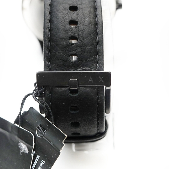 ARMANI EXCHANGE BLACK TEXTURED DIAL WATCH - Picture 3 of 6